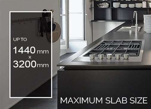 Dekton Slab size