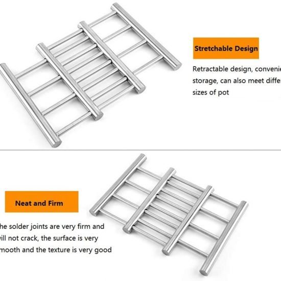 Stainless Steel Trivet - Worktop Dining Table Maintainence 3 Stainless Steel Trivet - Worktop Dining Table Maintainence 3